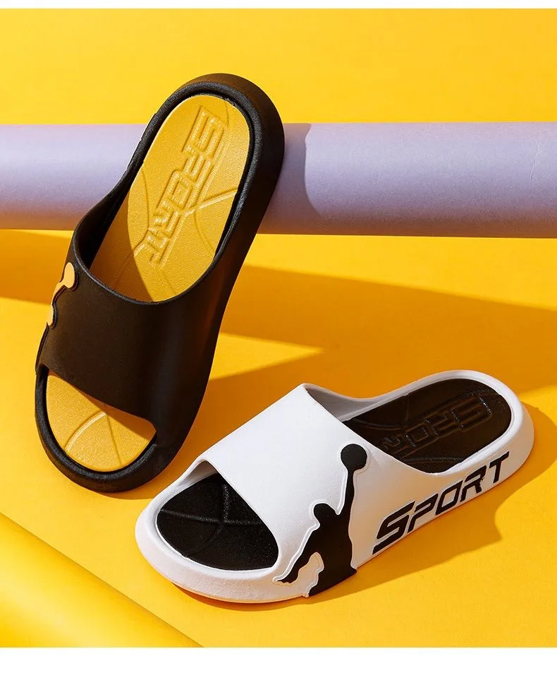 Mode männer Hausschuhe PVC Weiche Sohle Nicht-slip Rutschen Casual Outdoor Strand Flip-Flops Hause Badezimmer Paare Hausschuhe neue Sandale – Detail 12