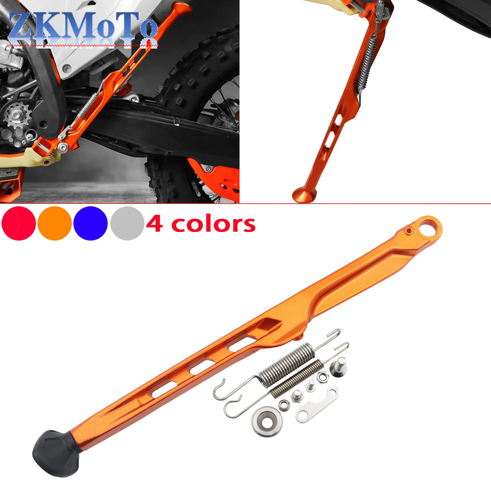 CNC Kickstand Side Stand Spring Kit For KTM XC EXC EXCF XCF For HUSQVARNA TE TX FX FE For GASGAS EX EC EW Motorcycle Accessories