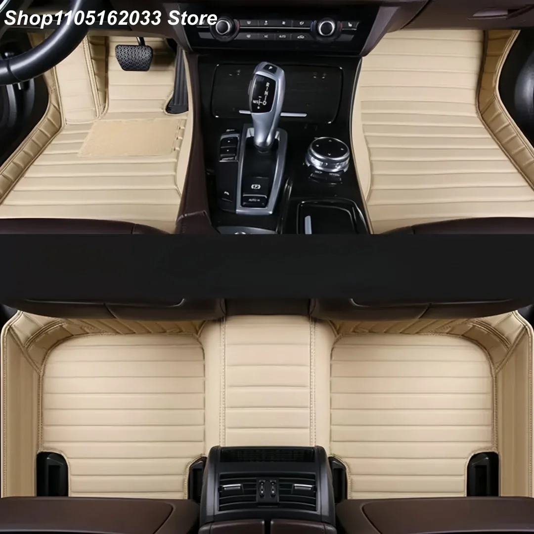 Custom Leather Car Floor Mats Fits For BMW X4 F26 2014 2015 2016 2017 Interior Details Accessories Artificial Leather view 4