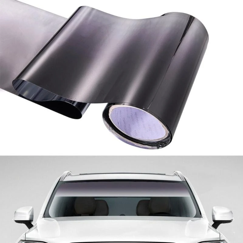  Car Upper Windshield Sticker Solar Sunshade Auto Wrap Stickers Window Tint Film