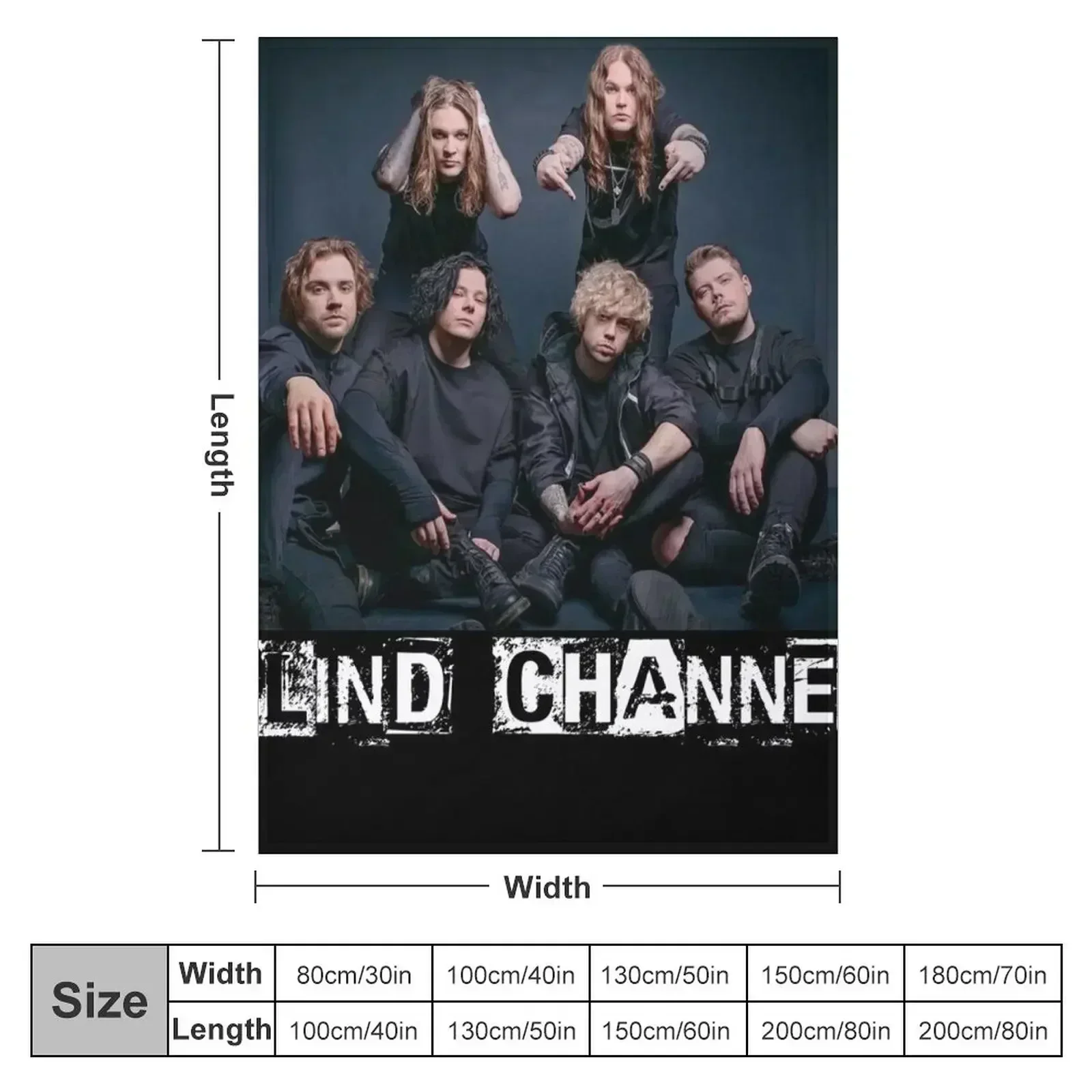 Blind Channel New Design Classic T-Shirt 2002 00001 Throw Blanket Large Luxury St Picnic for winter Moving Retros Blankets