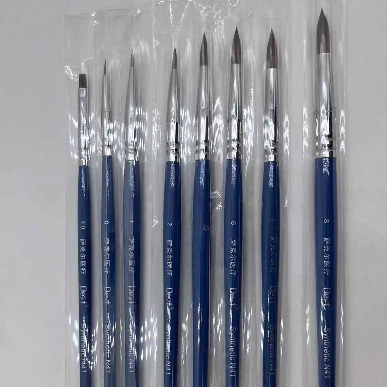 8pcs Ceramic Pen Blue Craftsmanship Pen Porcelain Pen Glazing Pens OP Pens Aesthetic Restoration Pens s