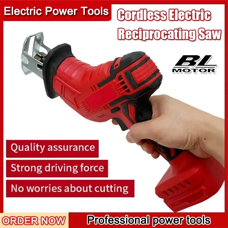 

Новая беспроводная электрическая сабельная пила, пила для резки деревянных металлических труб, электрическая режущая пила, инструмент для Milwaukee, батарея 18 В