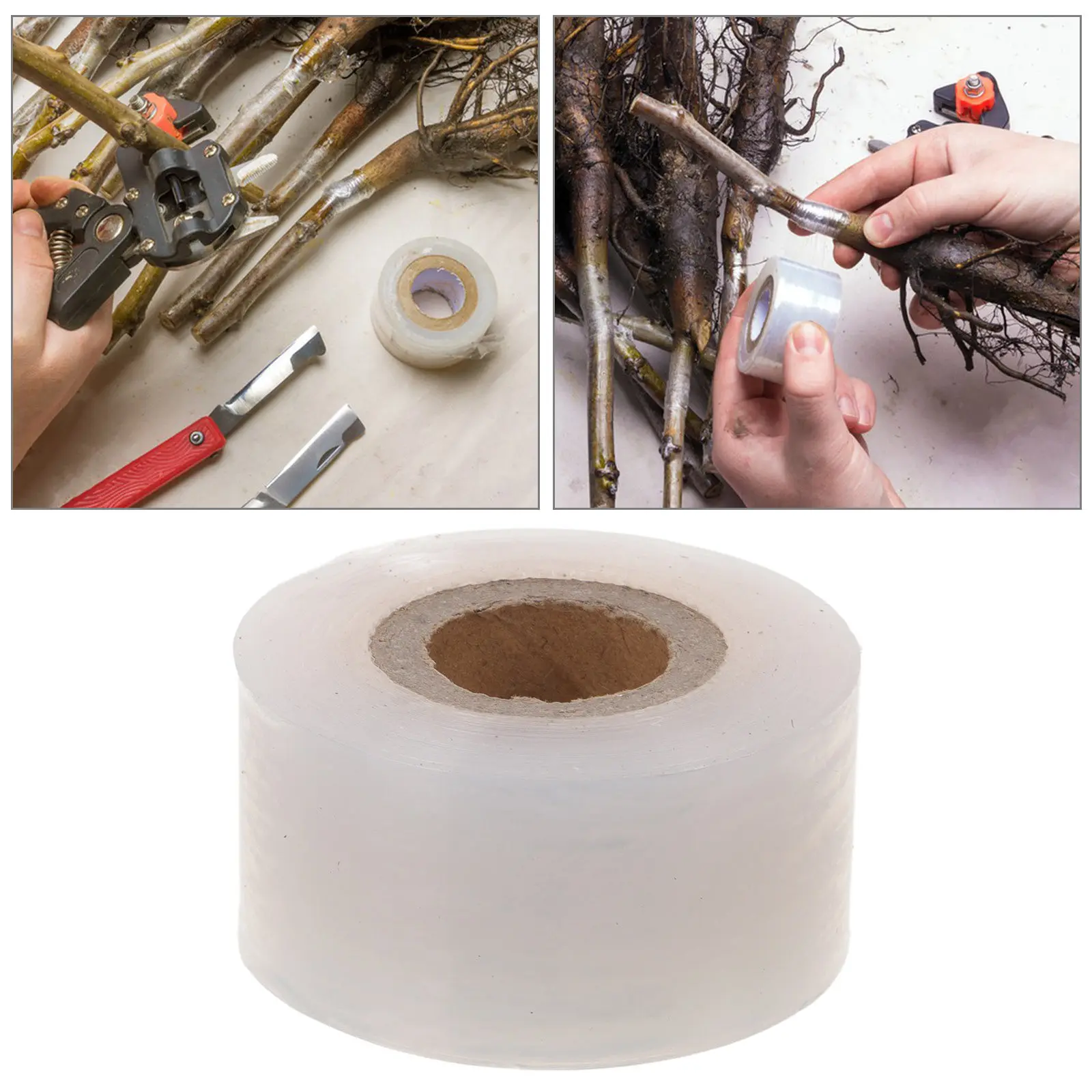 

Полиэтиленовая лента для прививки 30 мм x 100 м, гибкая, самоклеящаяся, влагостойкая пленка для прививки растений (цитрусовых, авокадо, пекана, грецкого ореха)