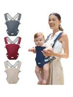Baby Mesh Carrier, Front-Facing Carrier - Horizontal Carrier with Waist Support, Mesh Design for Better Breathability, Cross-Back Design, Adjustable Shoulder Straps, Lightweight for All Seasons - Multifunctional Front and Back Carrier for Outings, Suitable for Newborns to Toddlers