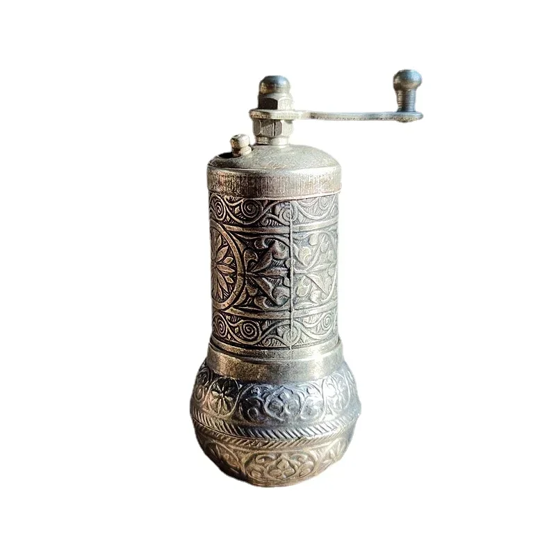 Antique Copper Coffee and Pepper Grinder, Turkish Mill, Fast Delivery, Vintage Spice Grinder, Kitchen Essential, Durable Grinder