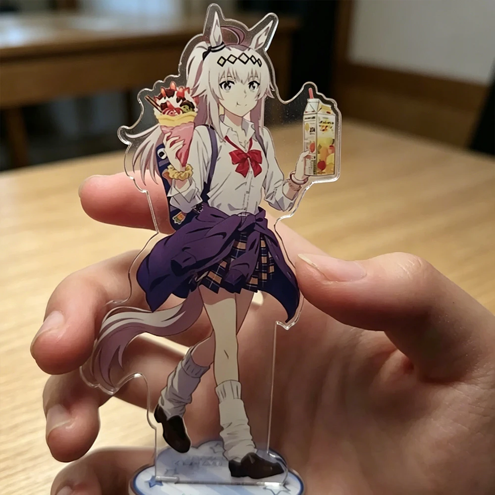 Game Umamusume: Pretty Derby Cosplay Oguri Cap Standing Plate Acrylic Stand Cartoon Figure Desk Decoration Ornament Accessory