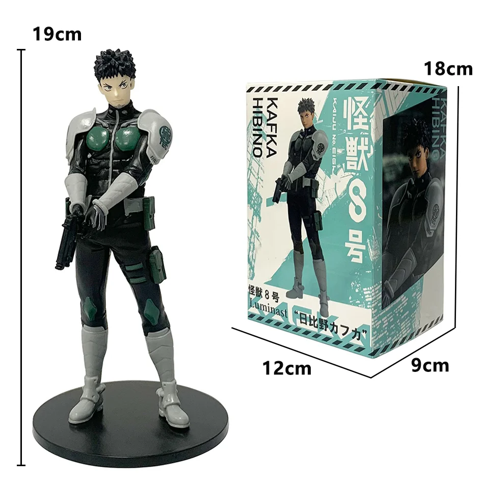 Figura de anime Kaiju No. de 18-19 cm. 8 Yamiwina Hibino Kafka modelo de ação colección de juguetes de Pvc acessórios de escri