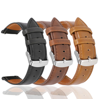 20 22mm Leather Strap For TicWatch Pro 3 Ultra GPS/LTE /GTH2 Watch Band For TicWatch GTW GTX E3 E2 S2 /GTH E 2 GTA Bracelet