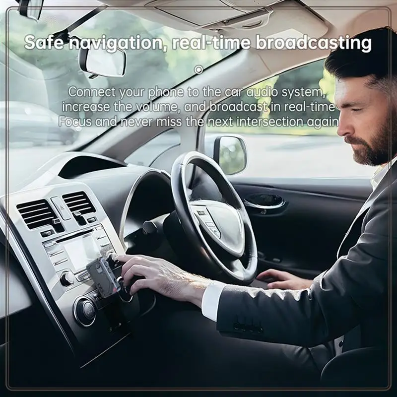 Надежный адаптер-передатчик Bluetooth 5,3 с приемником самолета 3,5 мм AUX MP3-плеер HIFI аудио адаптер для ТВ автомобильный домашний динамик, Bluetooth