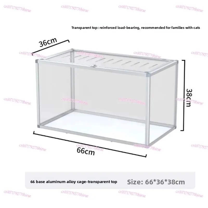 Acrylic Hamster Cage Panoramic Transparent Oversized Golden Bear Villa Hamster Feeding Box