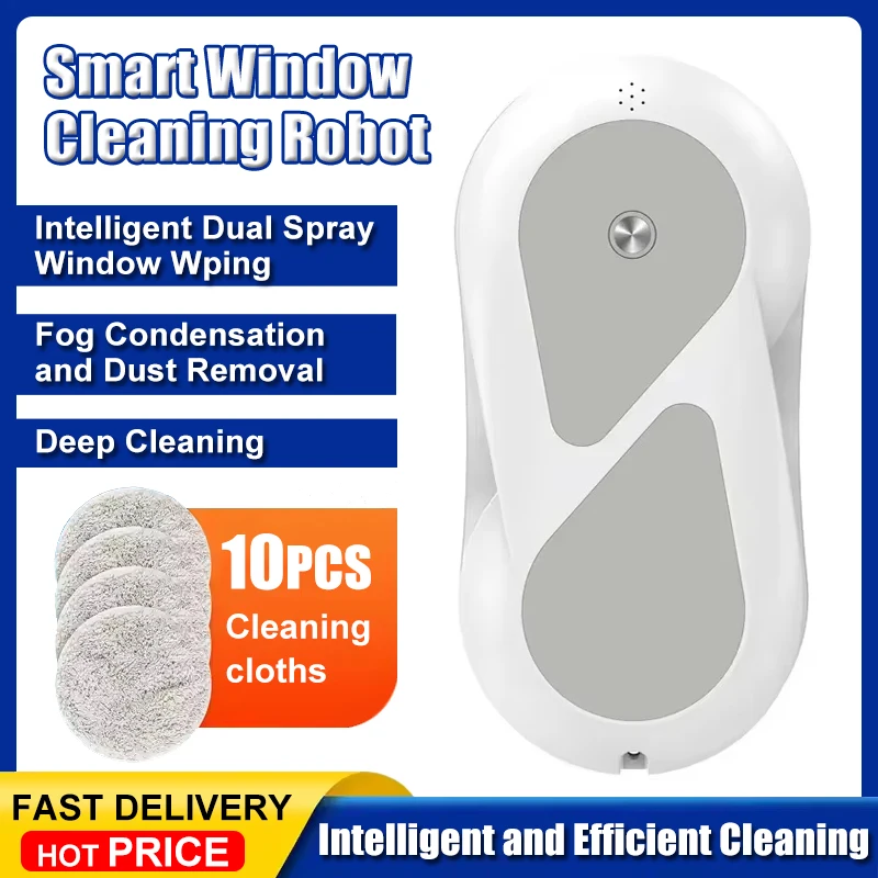 

Electric Window Cleaning Machine Source New Double Water Drop Robot Household Glass Cleaning Robot