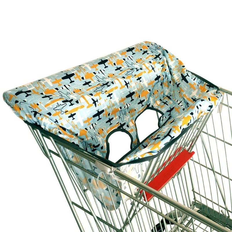 Infants Supermarket Grocery Shopping Cart Sleeve Printed Baby Pad Case