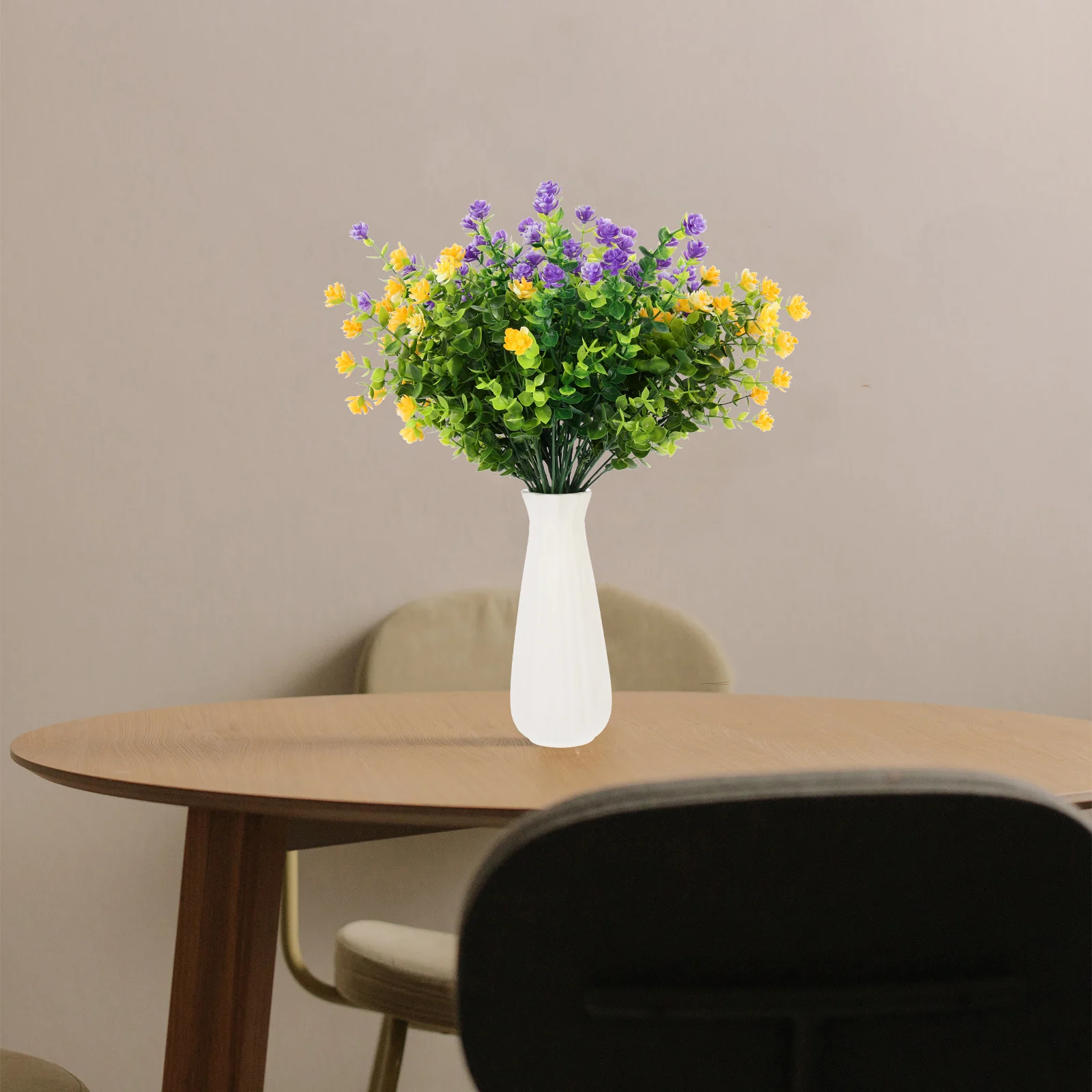 

6 Pcs Faux Eucalyptus Leaf Stems Artificial Flowers Outdoor Decor DIY Crafts Home Eucalyptus Stylish Safe Durability