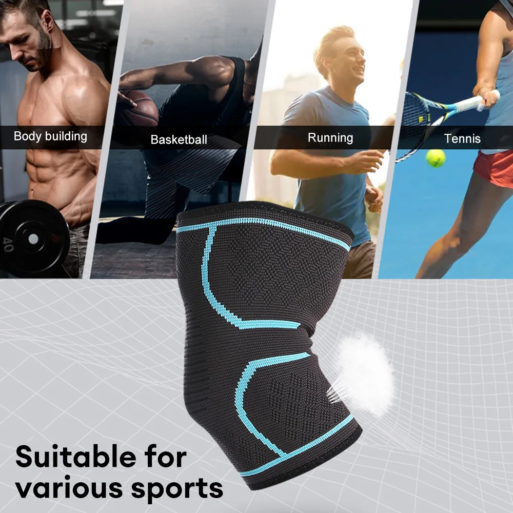 1 Piece Elbow Support Elastic Gym Fitness Nylon Protective Pad Absorb Sweat Sports Safety Basketball Game Arm Sleeve Elbow Brace