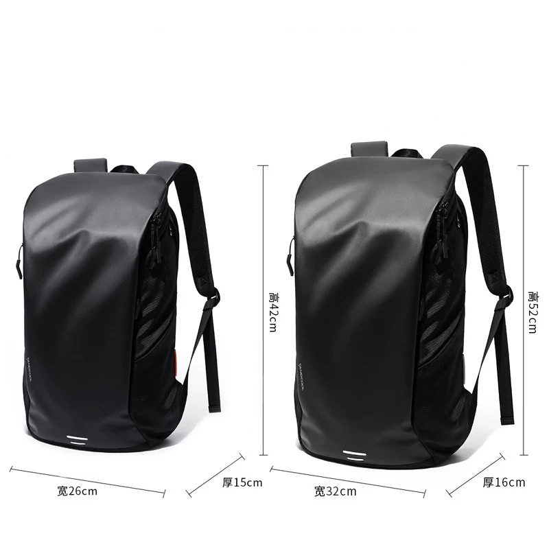 New Men\'s Travel Bag Business Large Capacity Backpack Computer Bag Black Outdoor Sports Mountaineering Bag Outdoor Storage