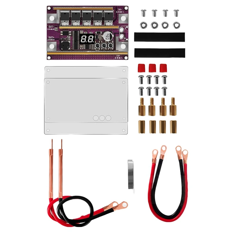 Máquina de soldadura por puntos automática pequeña K99, Control de pluma, placa base, soldadura táctil, bricolaje, juego completo de accesorios