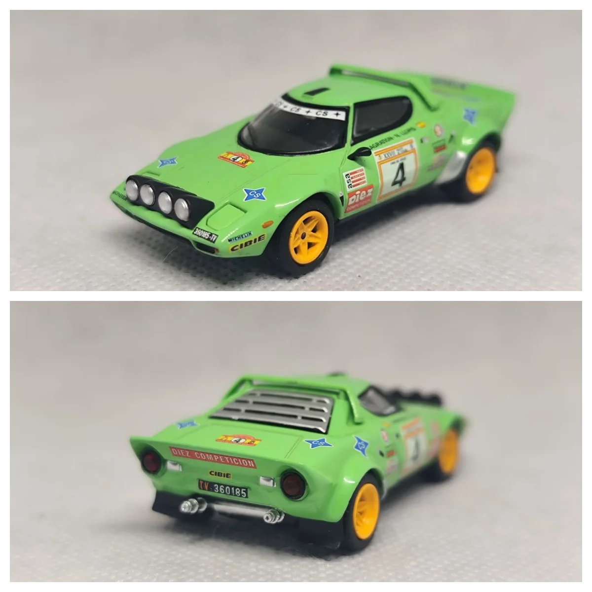 Mini GT #1050 Lancia Stratos HF #4 1979 Spanish Rally Champion Diecast Model Car Collection Limited Edition Alloy