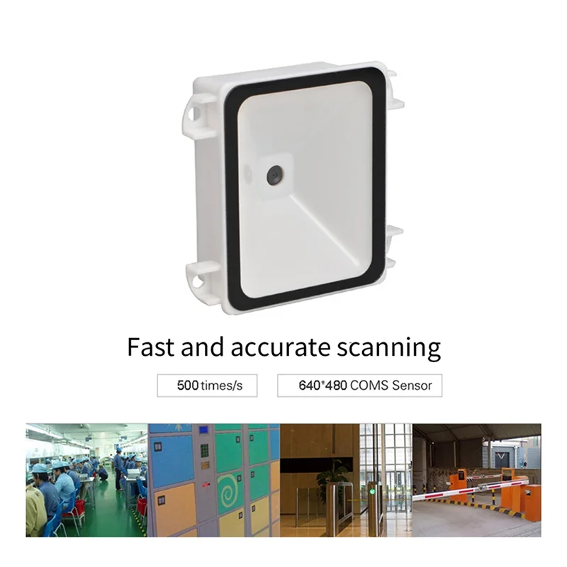 Embedded 2D Barcode Scanner USB QR Barcode Reader RS232 TTL Interface Kiosk Small Fixed Installation Barcode Printer