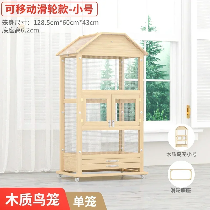 Nordic Breeding Bird Cage Nest Canary Hamster Outdoor Feeder Bird House Protective Vogelkooi Accessoires Birds Garden