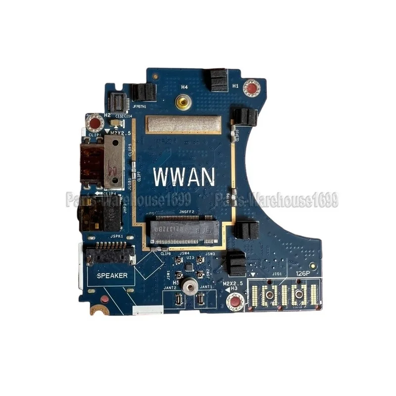 PP+  New for Dell 7310 E7310 Switch Power Board WWAN SIM Card LS-J261P 0GXFHG