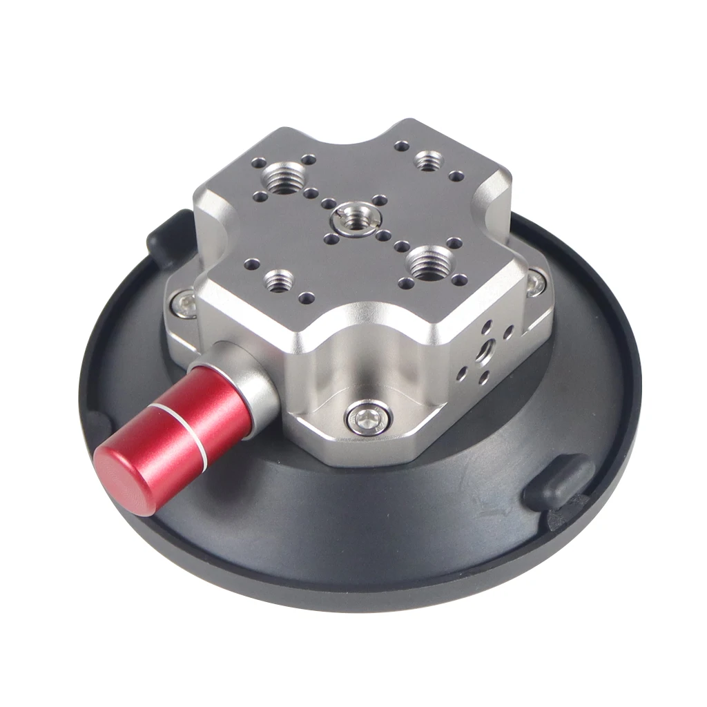 Handpumpe Vakuum Saugnapf 1/4 "3/8" ARRI Ortungsloch Kamera Stabilisator Halterung für GoPro DJI LED Auto Auto Lampe Ständer Halterung – Detail 29