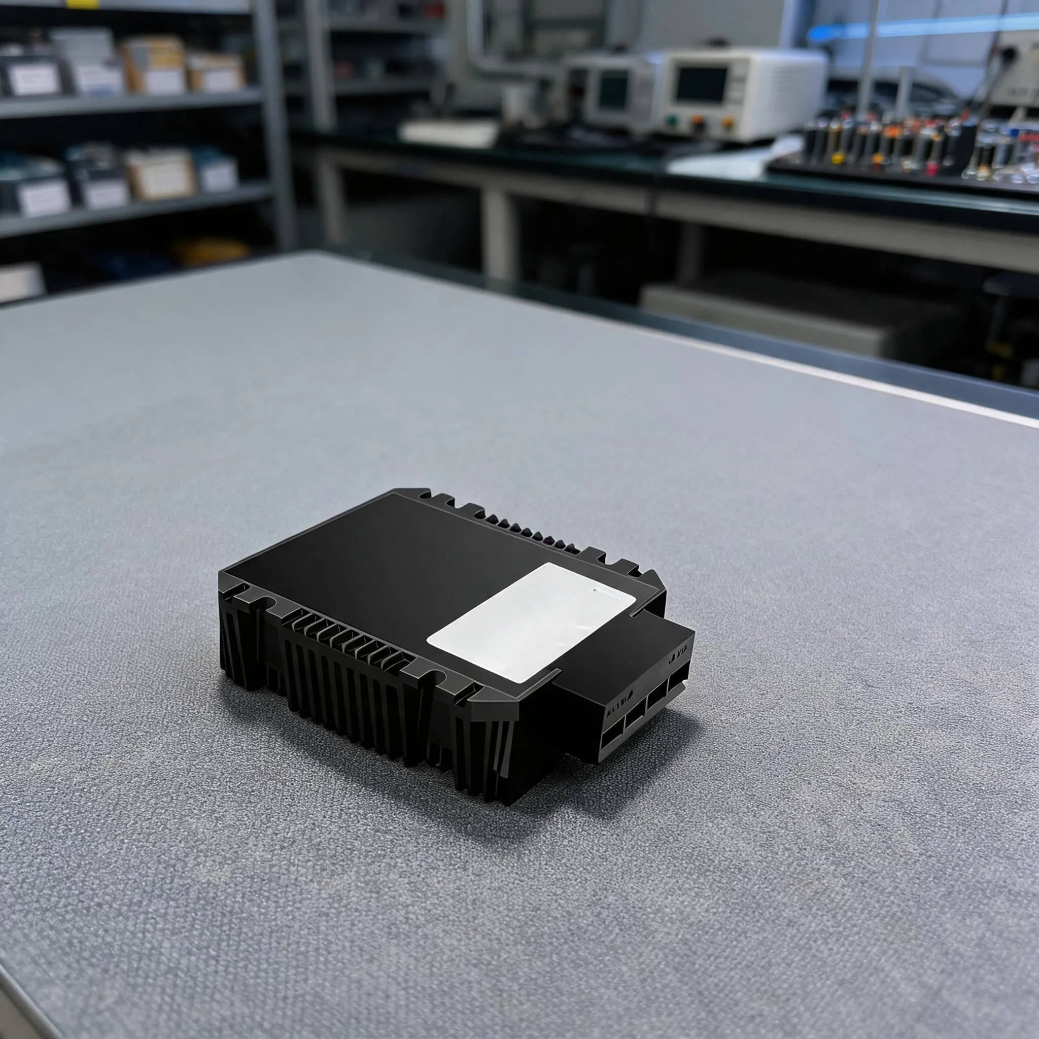 12V to 28V Step-Up Power Module with Terminal Wiring and IP67 Enclosure for Marine Diesel Engine Control Systems