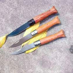 Camping portable knife folding knife handmade outdoor convenient outdoor fruit knife foldable storage sharp knife