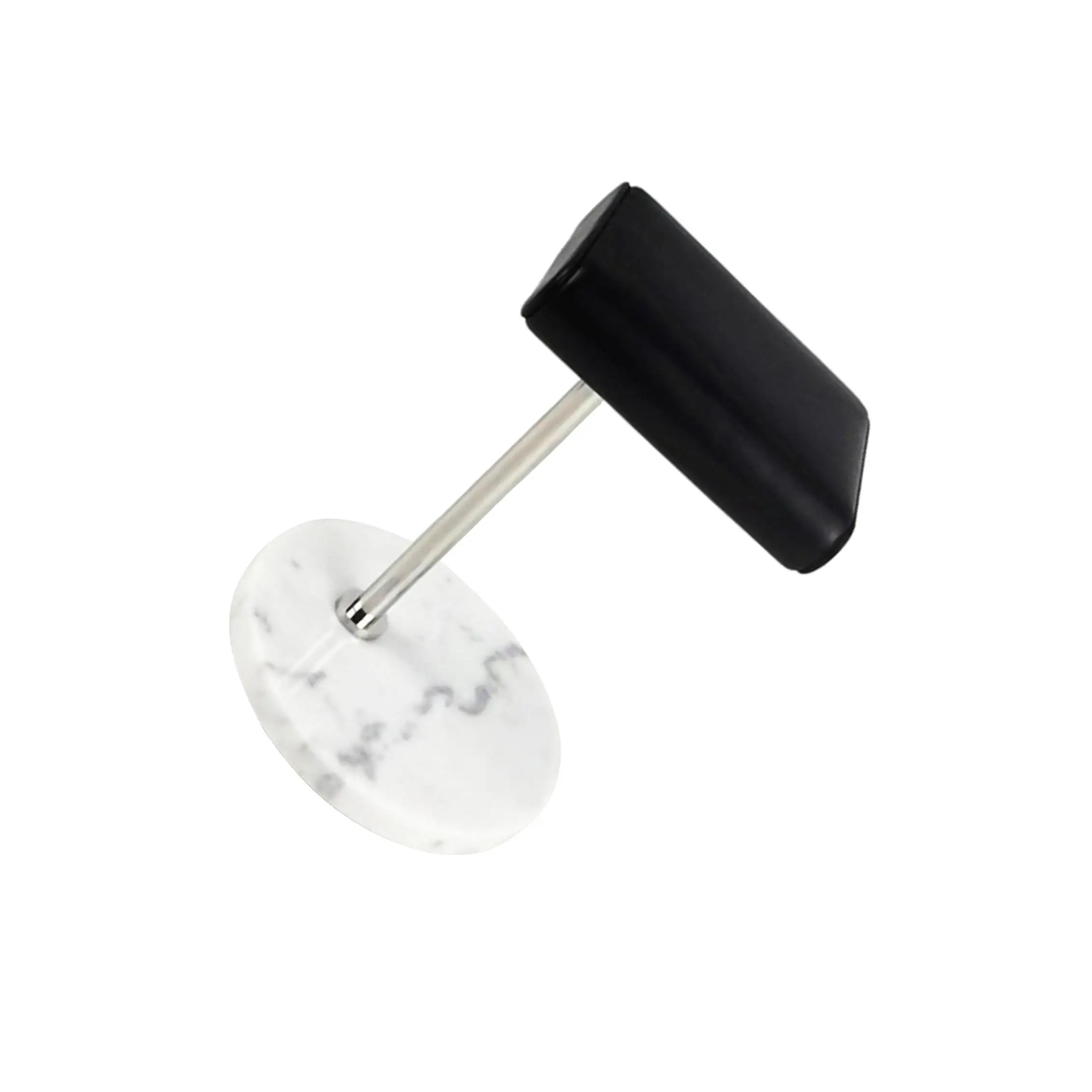 

Подставка для часов и браслетов, держатель для ювелирных изделий, белый мрамор, серебряная стойка