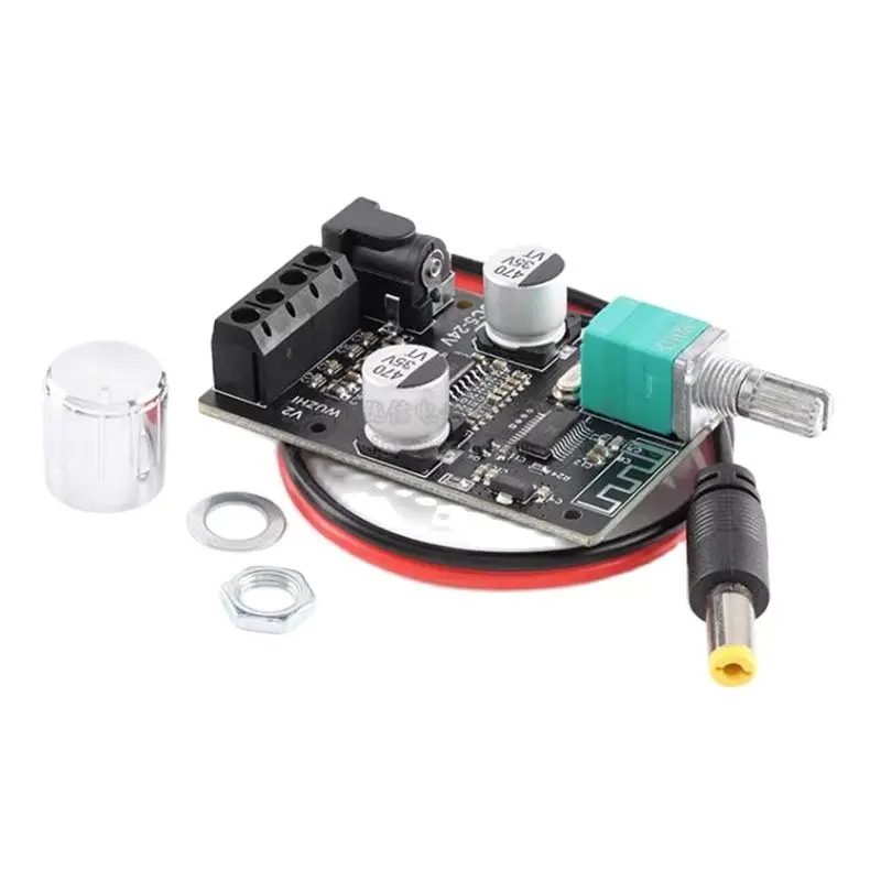 Mini placa amplificadora Digital estéreo, Bluetooth 5,0, 20W, 30W, 40W, 50W x 2, interruptor de volumen ajustable, ZK-502L