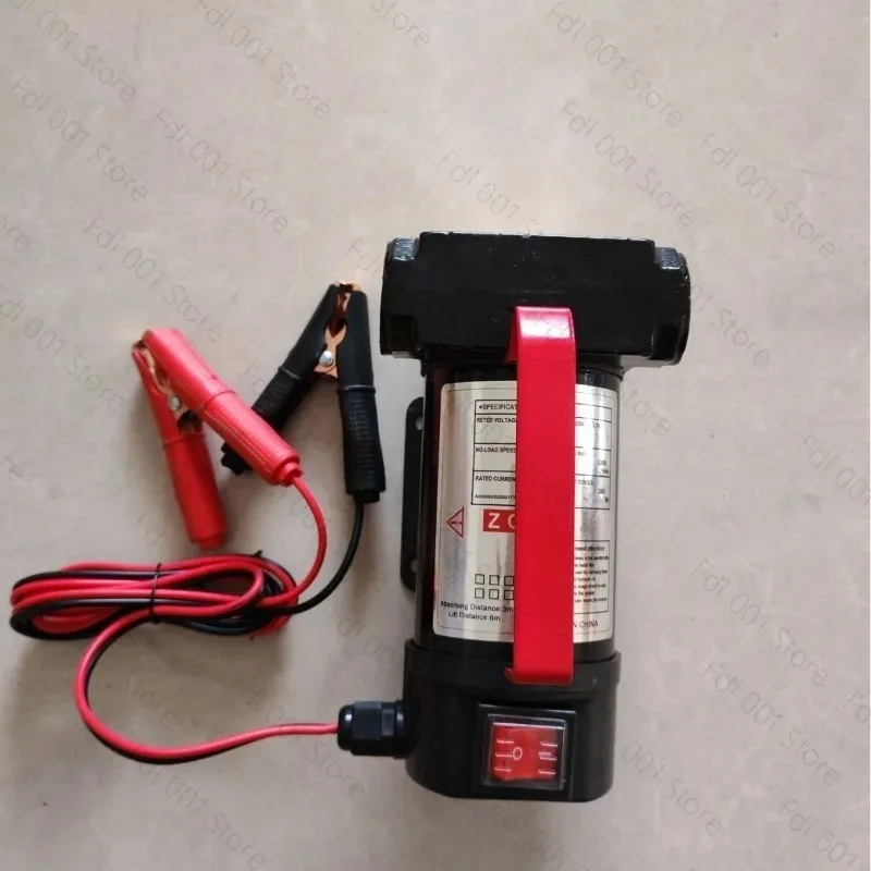 12V 24V Portable DC Diesel Transfer Pump Automatic Self‑Priming Electric Fuel Oil Extractor Pump