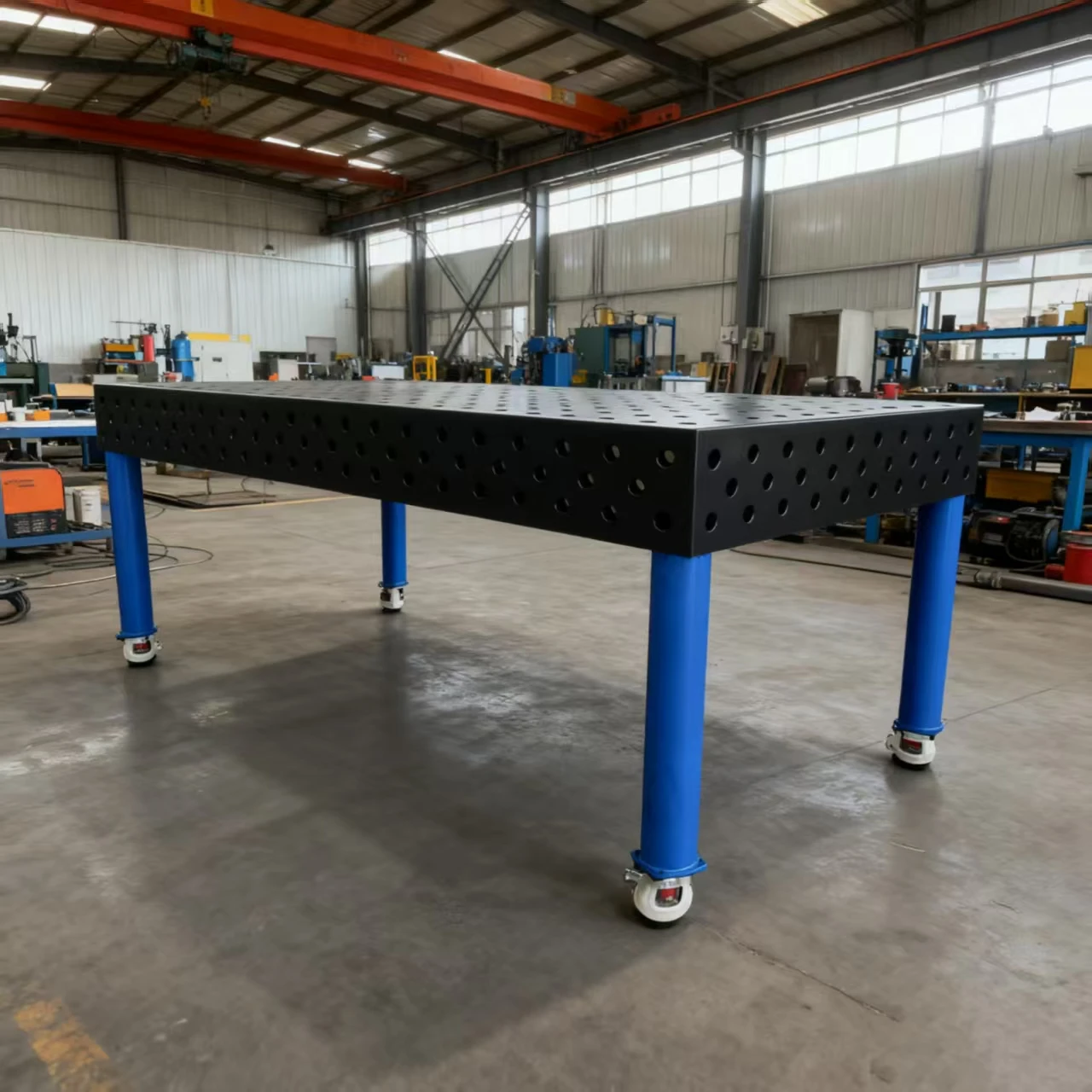 New 3D Welding Table Meisida Soldering Station Q355 Steel Nitrided Surface Economical Electricity High-Temperature Resistance
