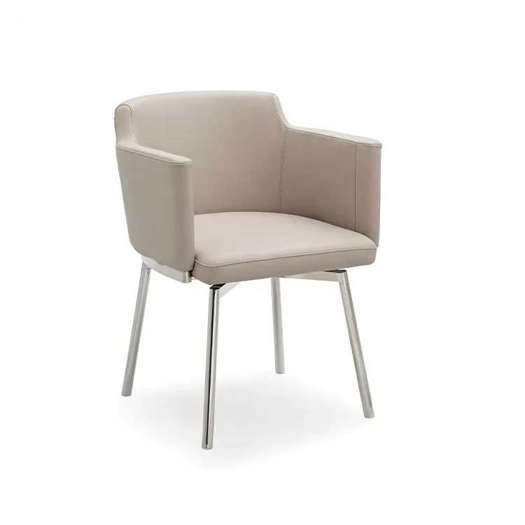 

&c Modern Design Home Dining Table Chairs Simple Leather Upholstered Dining Chair for Restaurant Hotel
