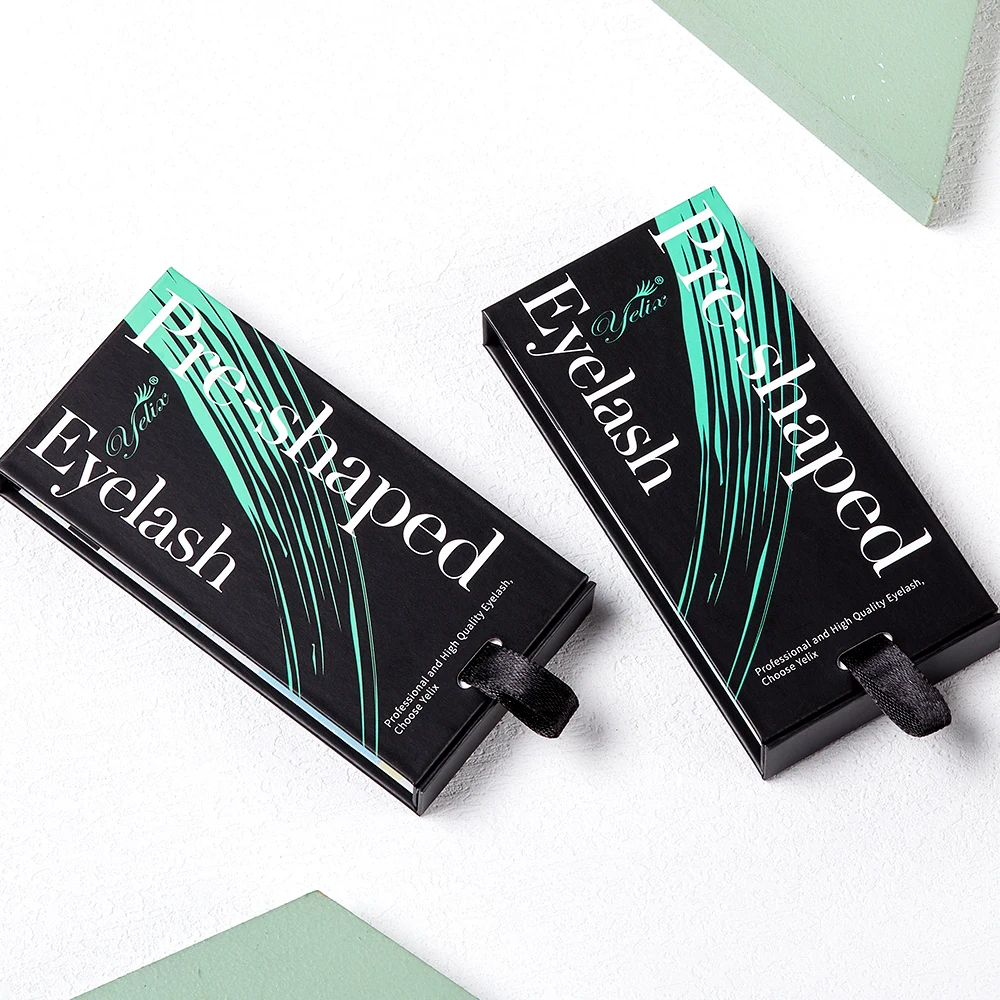 Yelix W Shape Lash YY Lash Automatic Flowering 5D/7D/8D D Curl Premade Fans Eyelashes Extensions Natural Soft Individual Lashes