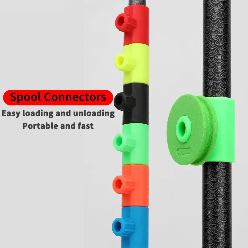 

PD Fishing Tackle Fishing Rod Snap Coil Winding Plate Reel Fast Fishing Line Winding Reel Silicone Main Spools