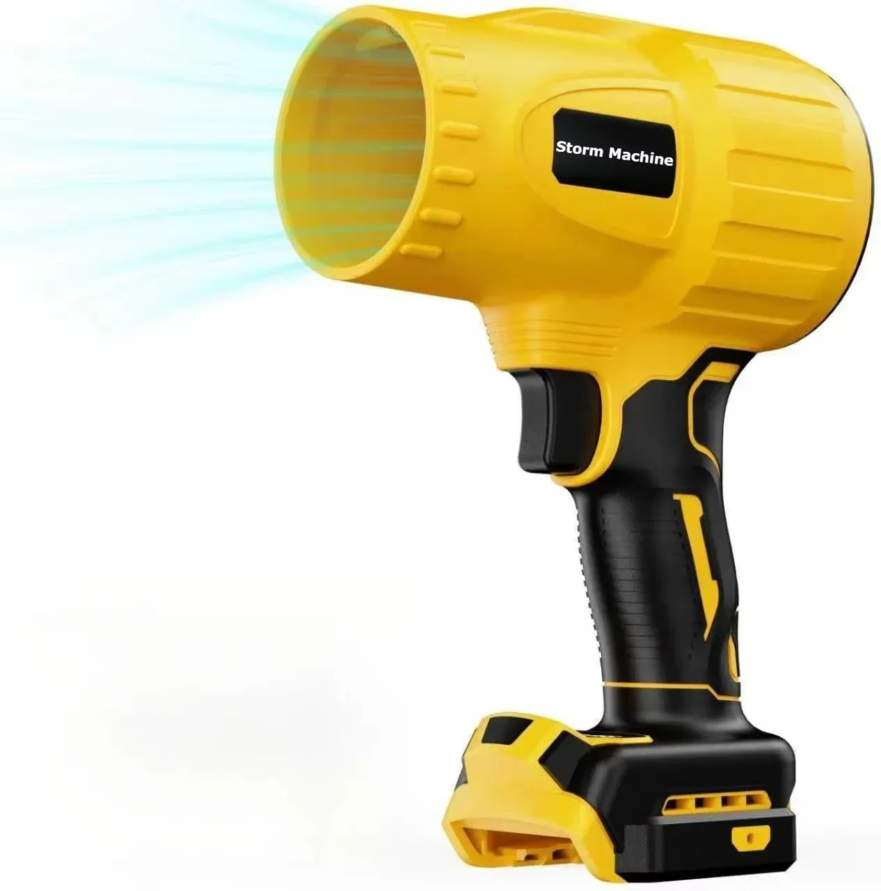 

Electric Cordless Leaf Blower Dust Blower for Dewalt 20V Battery High-Speed Motor Handheld Jet Fan Air Blower for Patio Cleanin