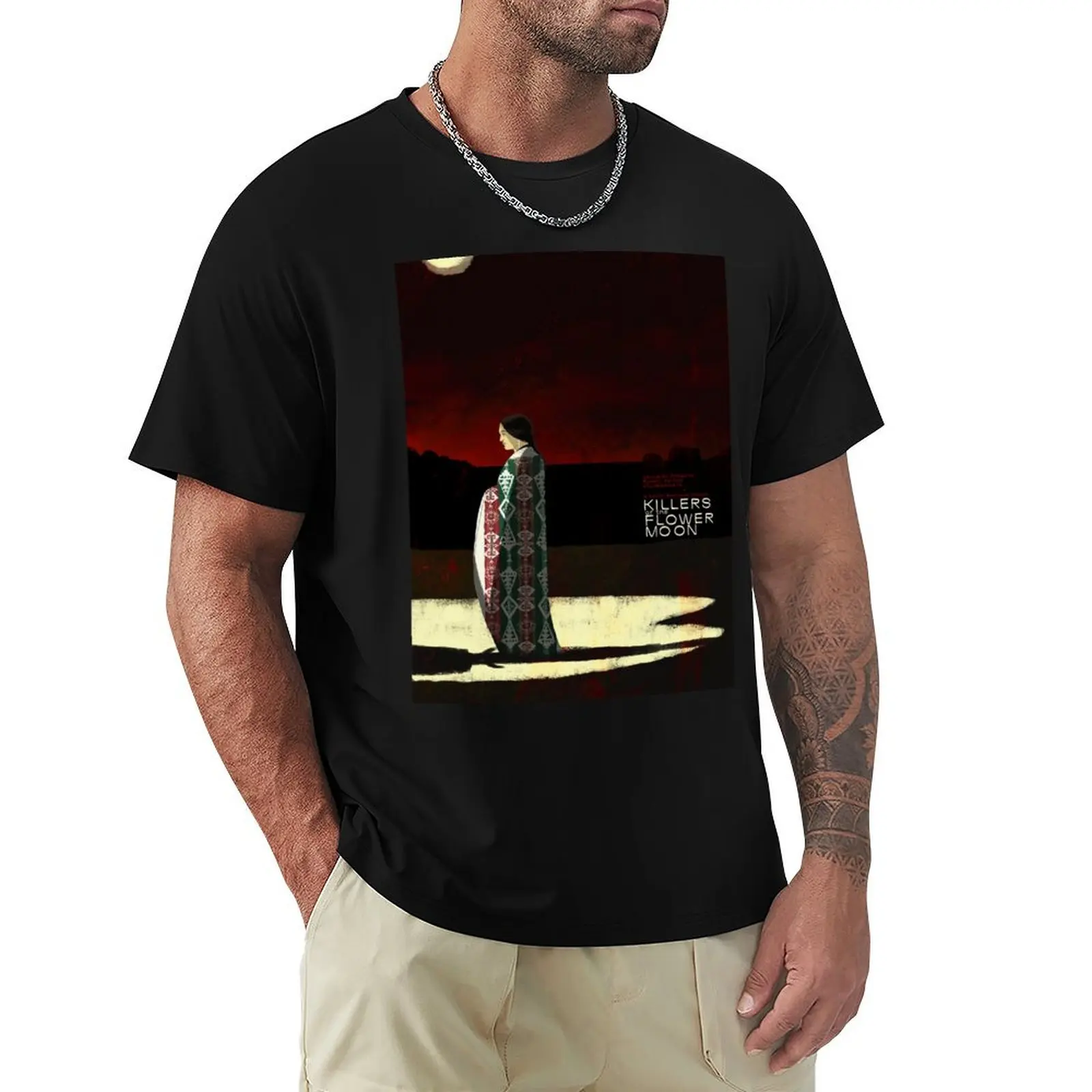 Killers of the Flower Moon Alternative Poster #fanart T-Shirt Plus Size Loose Fit T-Shirt
