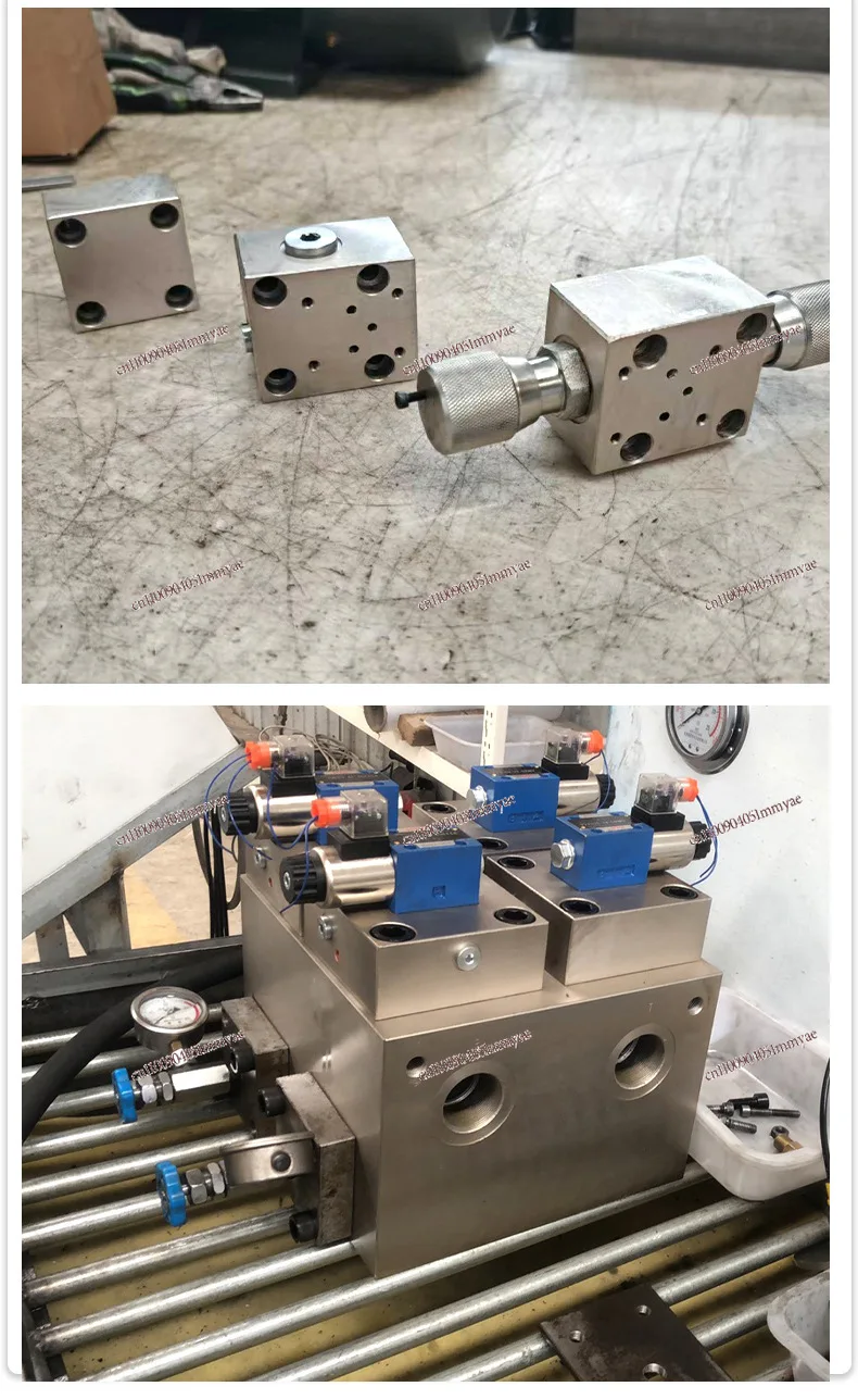 Two-way Cartridge Valve Cover Plate Hydraulic Control Valve Various Caliber Specification