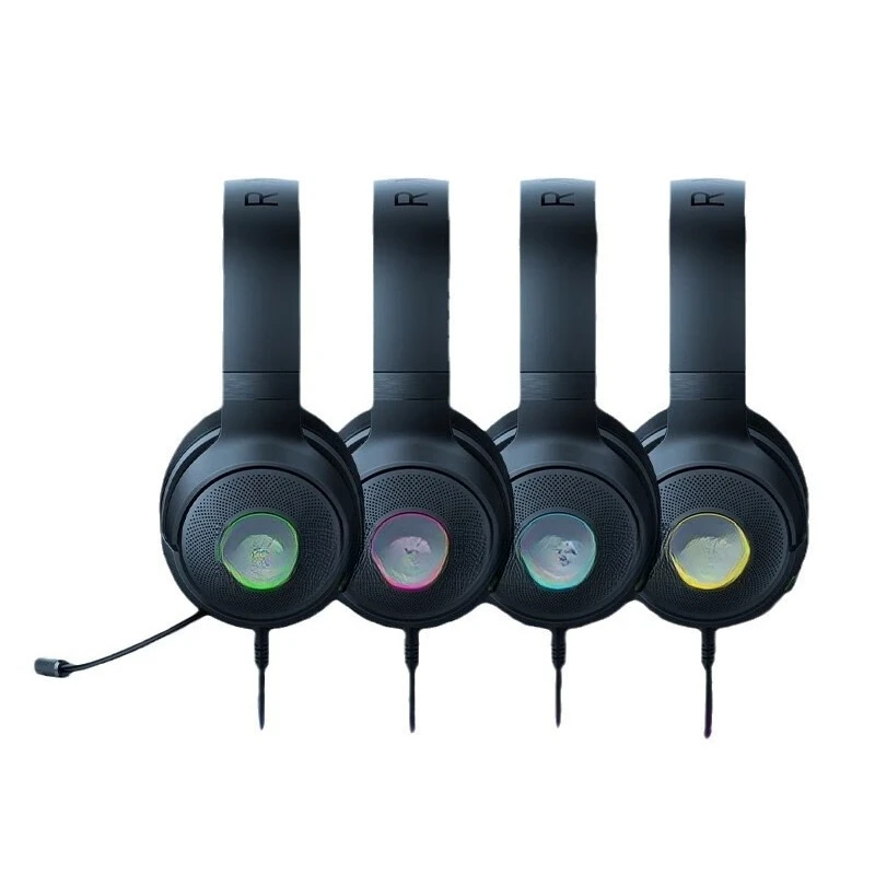 V3 X USB Wired Gaming Headset 7.1 Surround Sound RGB Over‑Ear Game Headphone With Microphone