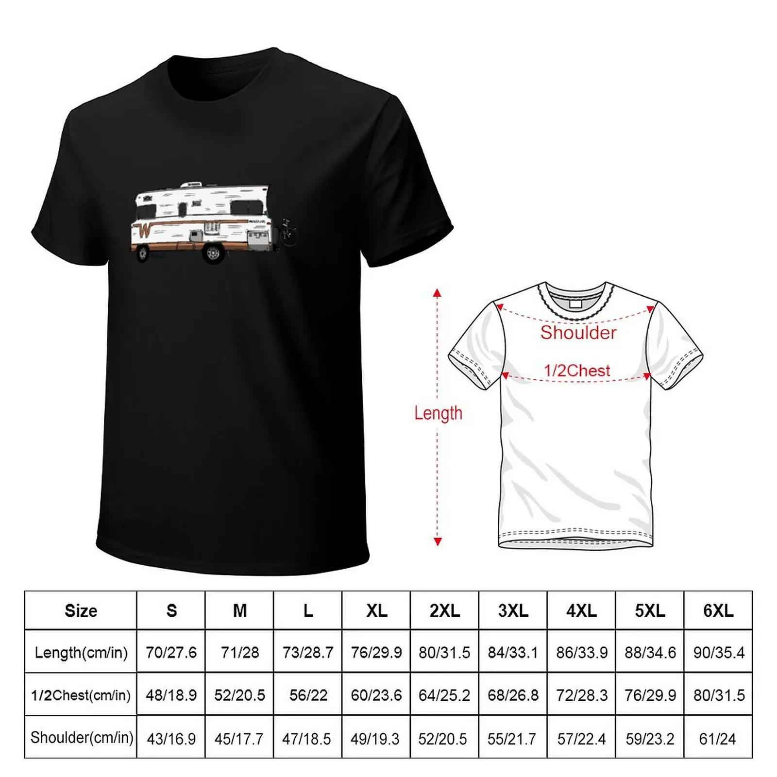 Winnebago Brave T-Shirt Aesthetic clothing essential t shirt graphics plus size clothes black t-shirts for men