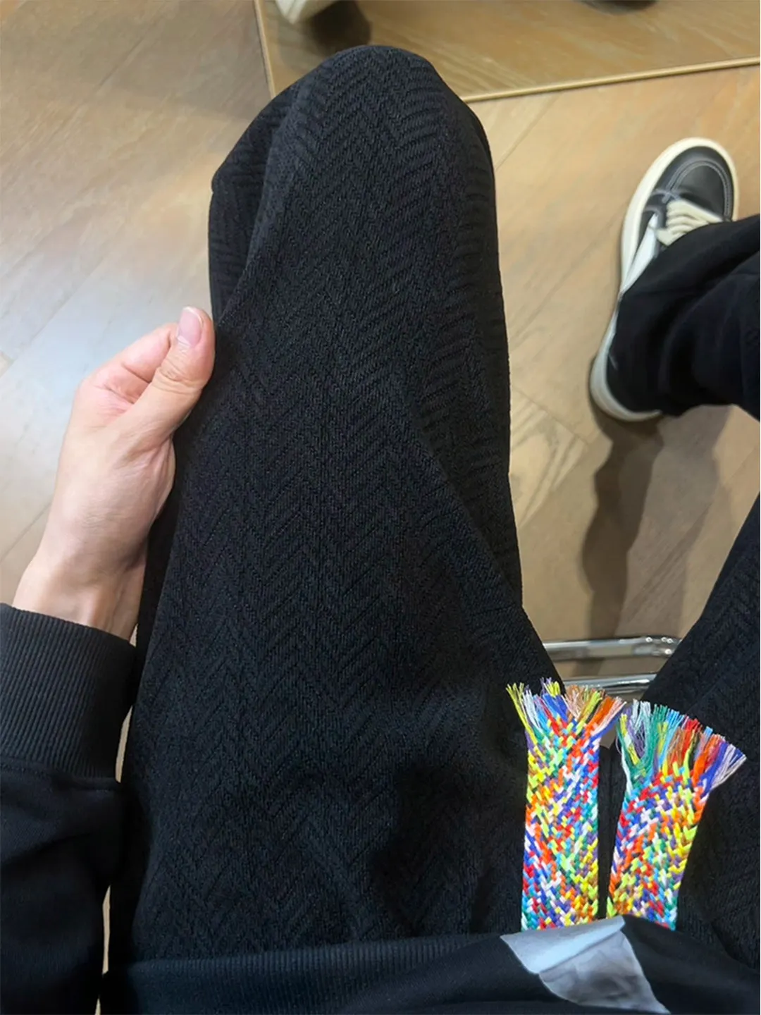 American Retro Wheat Ear Pattern Men's Pants Autumn  Drawstring Elastic Waist Sweatpants Old Money Style plus Size Wi...