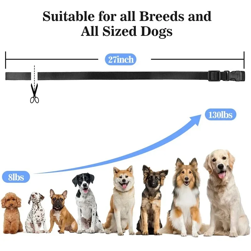 1000M Dog Vibration Collar Waterproof No Shock Dog Training Collar with Remote Rechargeable Pet Dog Anti Barking Device