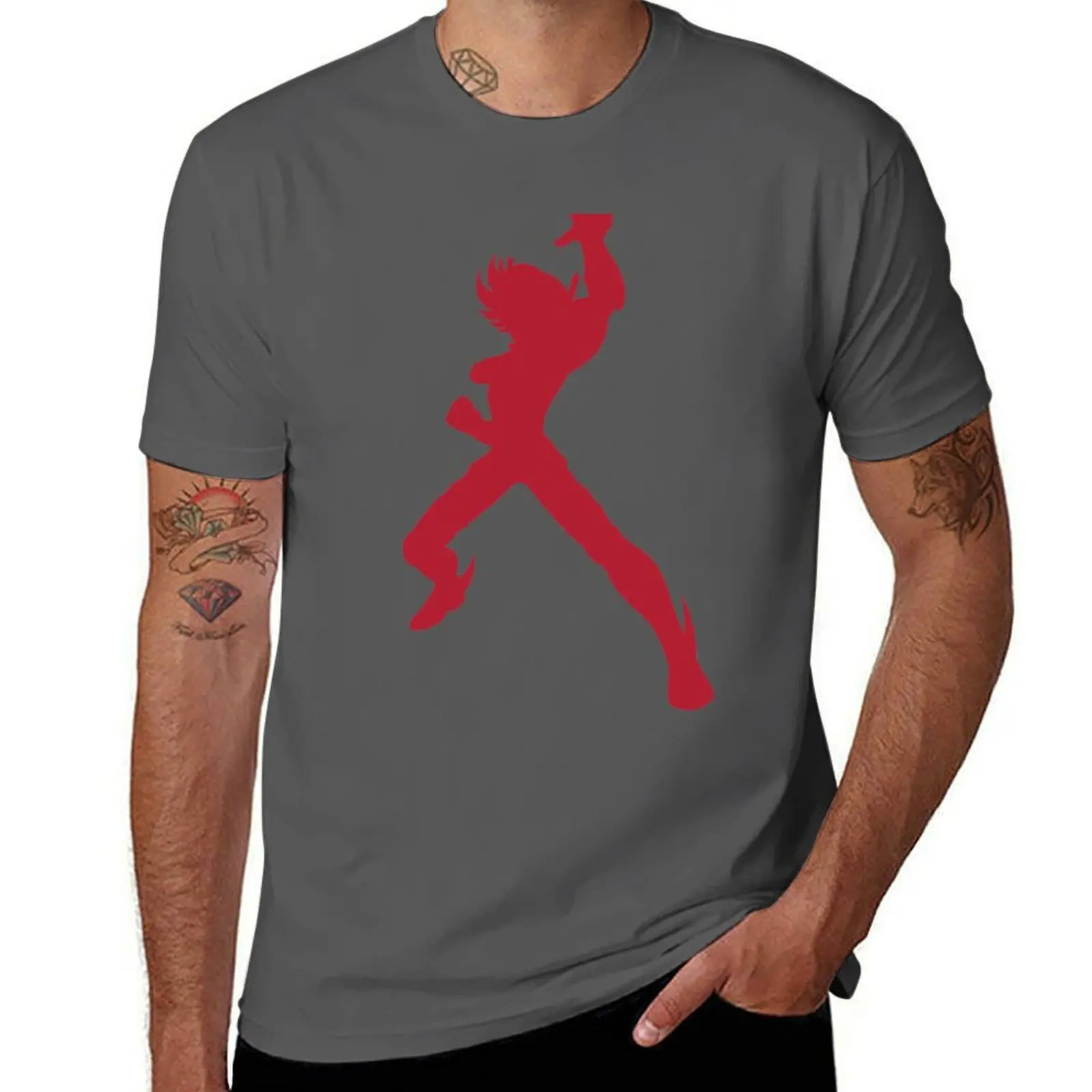 

Red Seiya T-Shirt Basic Regular Fit Casual T-Shirt