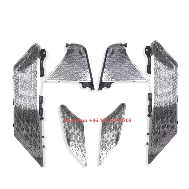 

Car Interior Horn Glow Audio Tweeter Speaker Cover Luminous Cover Plate Ambient Light for 7 Series G70 Cover Plate