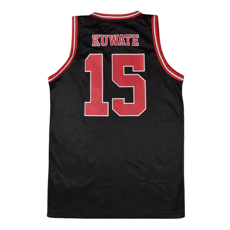 Anime Slam Dunk Shohoku #15 Kuwata Toki Basketball Trikot Cosplay Uniform Tank Tops Shirt Herren