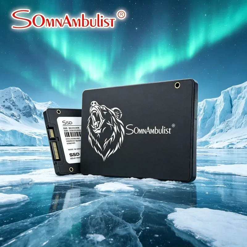 

2.5'' SATA3 SomnAmbulist SSD 128GB-2TB High Speed Read Write Internal Solid State Drive For Desktop & Laptop Replacement
