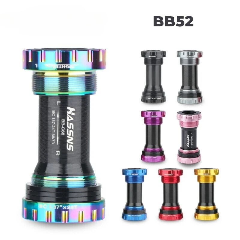 

Mountain Bike Road Bike Hollow Center Axle IXF Integrated Toothed Disc Threaded Five Way 68/73mm Press Fit BB