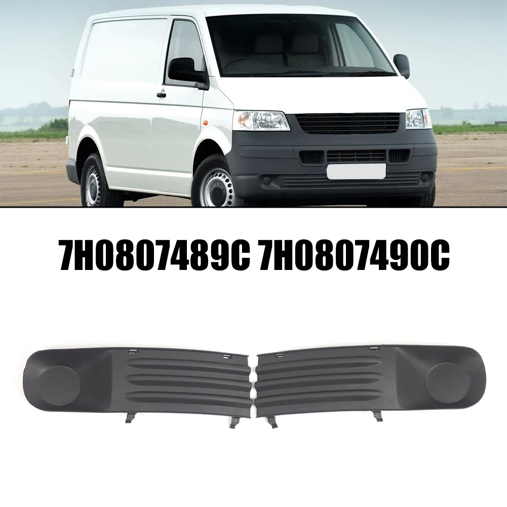 

7H0807489C Front Bumper Fog Light Grill Panel Strip For Transporter T5 2003-2009 Right/Left Bumper Grille Car Exterior Parts
