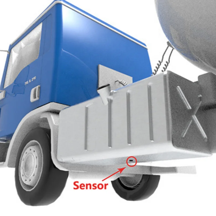 Digital Display Ultrasonic Oil Level Sensor for Vehicle Fuel Quantity Monitoring Level Measuring Instrument for Truck Fuel