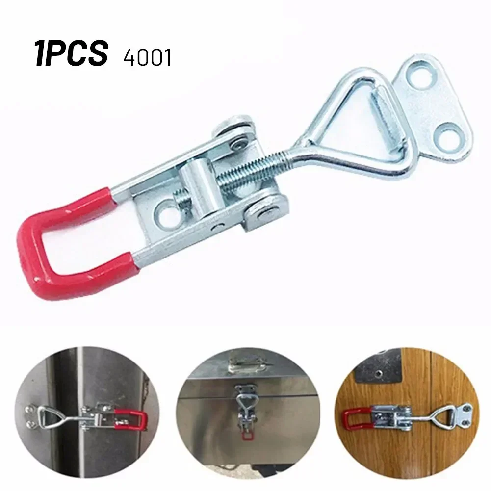 1PC Toggle Latch Catch Toggle Clamp Adjustable Cabinet Boxes Lever Handle Lock Hasp For Sliding Door Furniture Hardware NEW